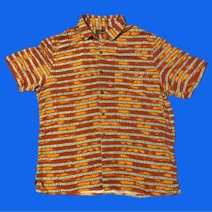 Dope, unique, patterned Tasso Elba button down.